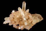 Tangerine Quartz Crystal Cluster - Madagascar #156925-1